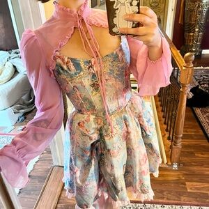 Dolls kill corset dress and coverup